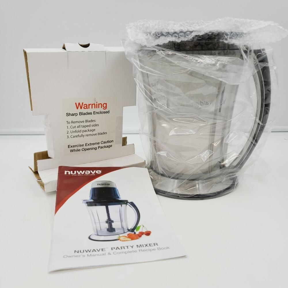 NuWave Party Mixer Model 22191 Replacement Pitcher & Blades 48oz/1.5L NEW